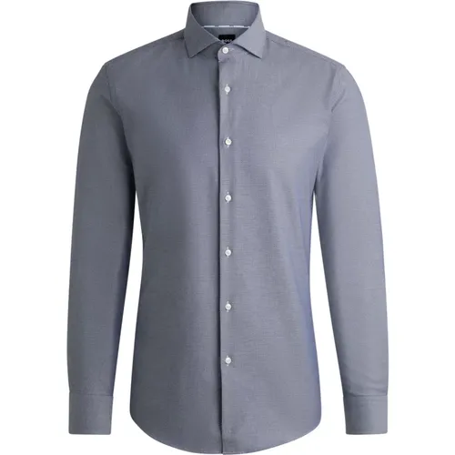 Cotton Shirt, Designers Code 50512820 , male, Sizes: 5XL, L, 3XL, 4XL, 2XL - Hugo Boss - Modalova