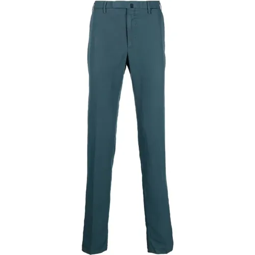 Linen/cotton pants , male, Sizes: L, M - Incotex - Modalova