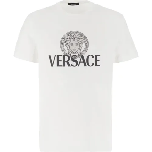 T-Shirts , Herren, Größe: 2XL - Versace - Modalova
