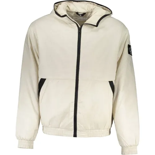 Hooded Jacket with Contrast Details , male, Sizes: 2XL, S, XL, M, L - Calvin Klein - Modalova