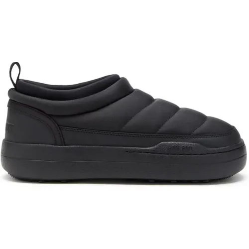 Schwarze Logo Sandalen Slip-On-Stil , Herren, Größe: 42 EU - moon boot - Modalova