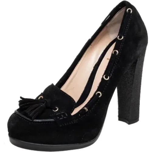 Pre-owned Wildleder heels , Damen, Größe: 37 EU - Fendi Vintage - Modalova