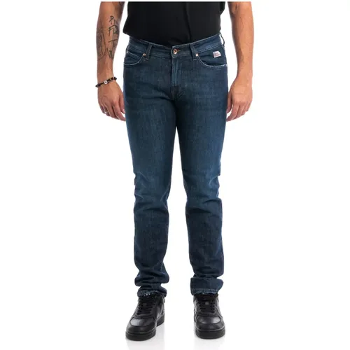 Stretch Jeans , male, Sizes: W34, W35 - Roy Roger's - Modalova