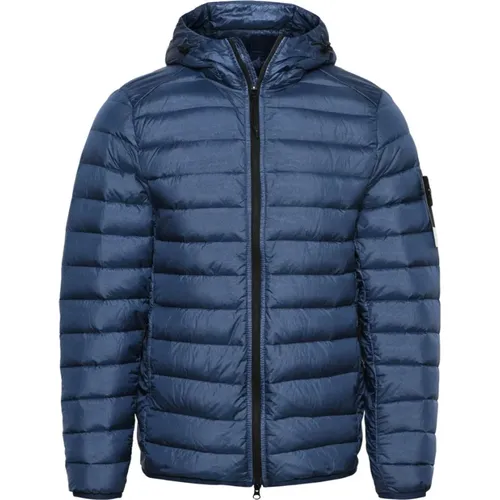 Dunkelblaue Piuma Jacke Urbaner Stil - Stone Island - Modalova