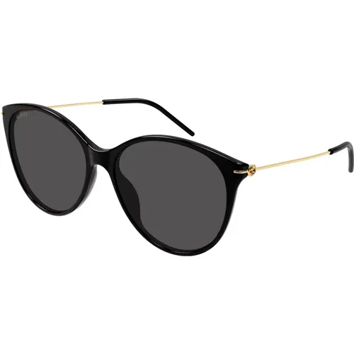Black/Grey Sunglasses,Havana/Red Shaded Sunglasses - Gucci - Modalova