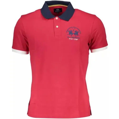 Pink Cotton Polo Shirt with Iconic Embroidery , male, Sizes: 2XL, XL, M - LA MARTINA - Modalova