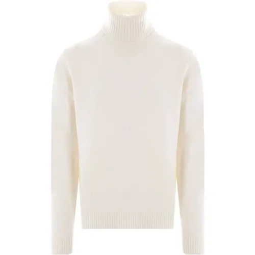 Merino Wool-Cashmere Sweater , male, Sizes: XL, L - Roberto Collina - Modalova