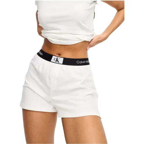 Shorts , Damen, Größe: L - Calvin Klein - Modalova