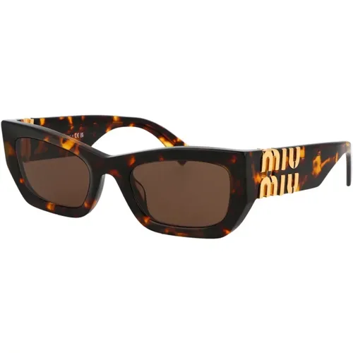 Stilvolle Vau06B Sonnenbrille , Damen, Größe: XL - Miu Miu - Modalova