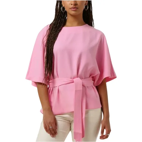 Leia Bluse Rosa Stilvolle Damen Top , Damen, Größe: L - MOS MOSH - Modalova