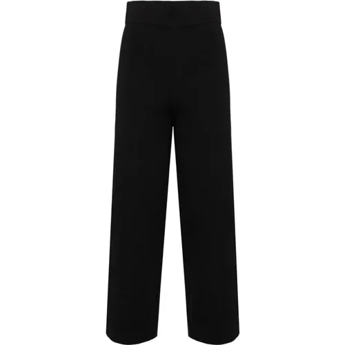 Garconne-Style Knit Trousers , female, Sizes: 3XL, 2XL, XL - alpha industries - Modalova
