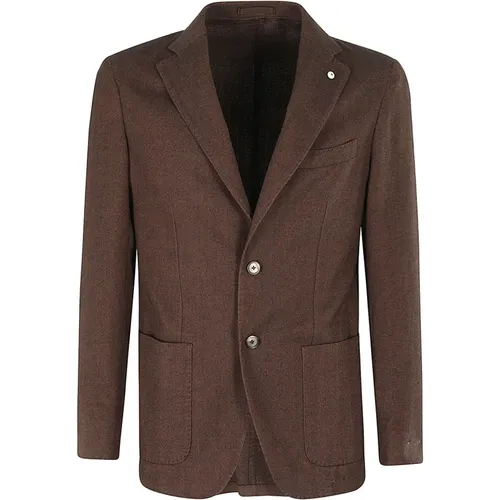 Cashmere Cotton Jacket , male, Sizes: XL, L, 3XL - L.b.m. 1911 - Modalova