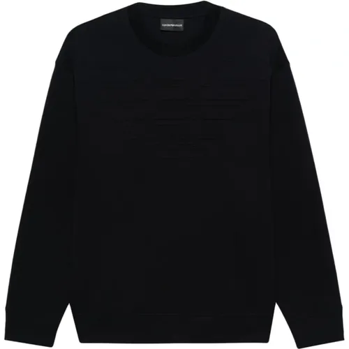 Logo Cotton Sweatshirt , male, Sizes: 2XL, L, M, XL, S - Emporio Armani - Modalova