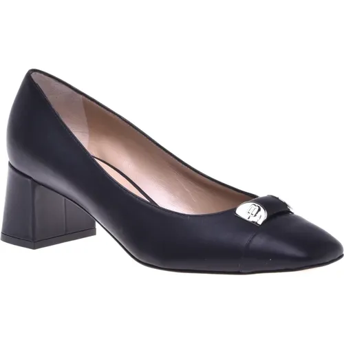 Court shoe in calfskin , female, Sizes: 6 1/2 UK - Baldinini - Modalova