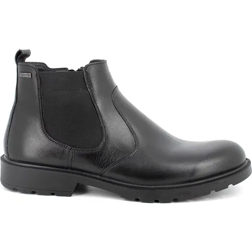 Leather Ankle Boots , male, Sizes: 10 UK, 7 UK, 8 UK, 6 UK - IGI&Co - Modalova