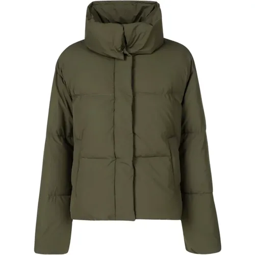 Grüne Jacke Elegantes Funktionales Design , Damen, Größe: M - Aspesi - Modalova