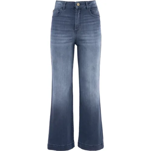 Schwarze Kurze Denim Jeans , Damen, Größe: W29 - Nenette - Modalova