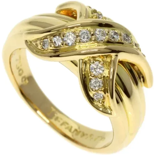 Pre-owned Gold rings , female, Sizes: ONE SIZE - Tiffany & Co. Pre-owned - Modalova