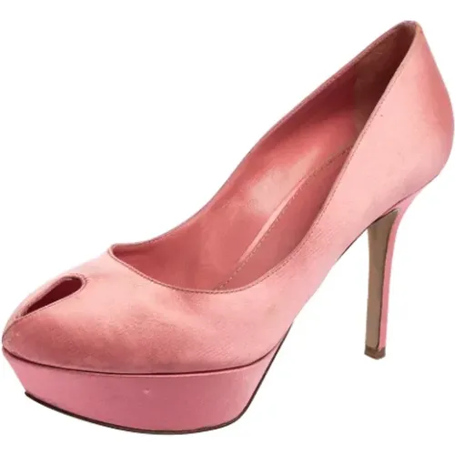 Pre-owned Satin heels , female, Sizes: 5 UK - Sergio Rossi Pre-owned - Modalova