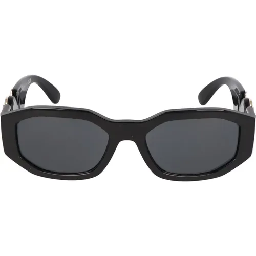 Unregelmäßige Form Acetat Sonnenbrille - Versace - Modalova