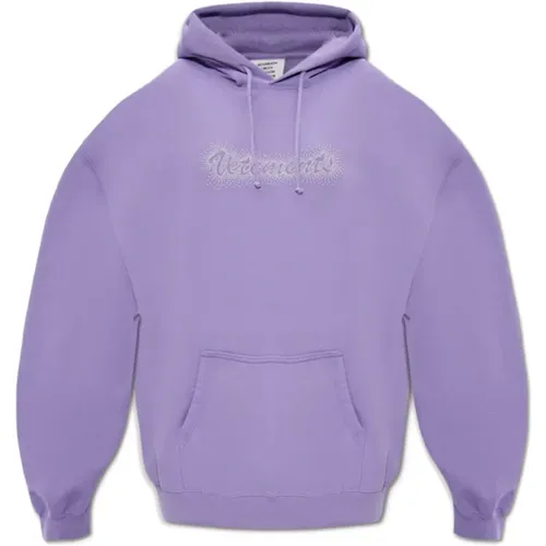 Hoodie mit Logo , Damen, Größe: M - Vetements - Modalova