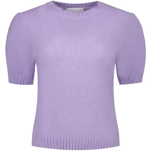 Stylish Knitwear Sweater Emma , female, Sizes: XS, XL, L - Amaya Amsterdam - Modalova