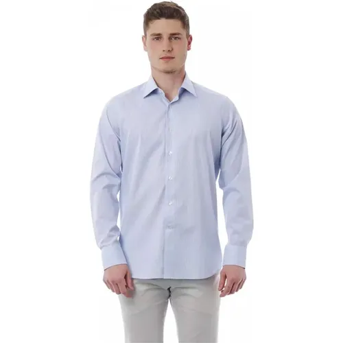Cotton Regular Fit Shirt with Italian Collar , male, Sizes: XL, 4XL, M - Bagutta - Modalova