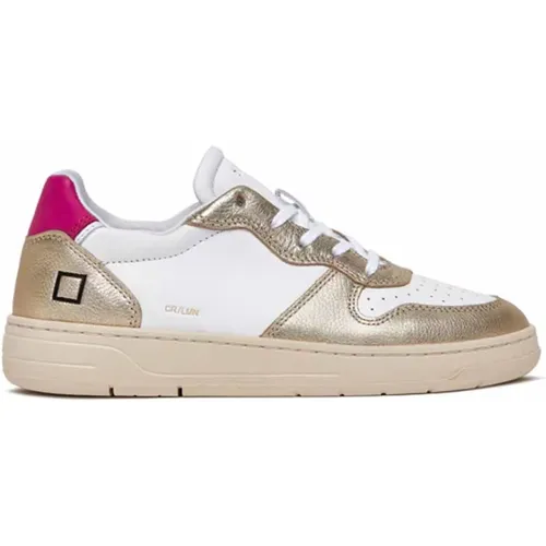 Vintage Basket Style Sneakers , Damen, Größe: 38 EU - D.A.T.E. - Modalova