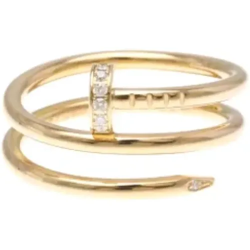 Pre-owned Rose Gold rings , female, Sizes: ONE SIZE - Cartier Vintage - Modalova