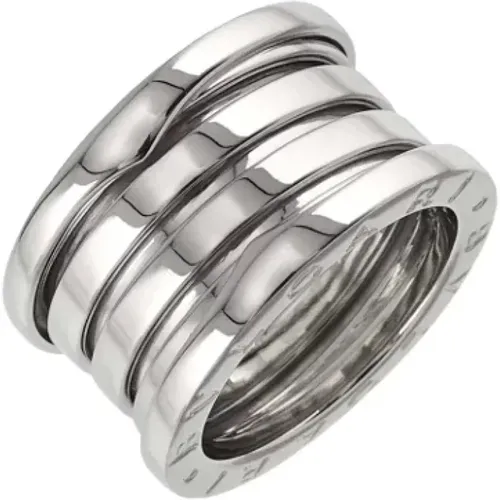 Pre-owned White Gold rings , female, Sizes: ONE SIZE - Bvlgari Vintage - Modalova