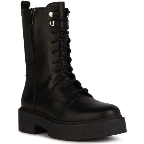Spherica EC7 Ankle Boots , female, Sizes: 5 UK, 8 UK, 7 UK, 4 UK, 3 UK, 6 UK - Geox - Modalova