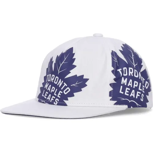 Toronto Maple Leafs Flat Visor Cap , unisex, Sizes: ONE SIZE - Mitchell & Ness - Modalova