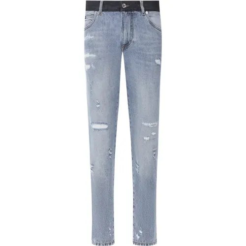 Cotton Jeans for Men , male, Sizes: S - Dolce & Gabbana - Modalova