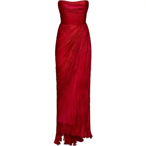 Strapless Lace-Up Dress , female, Sizes: S - Maria Lucia Hohan - Modalova