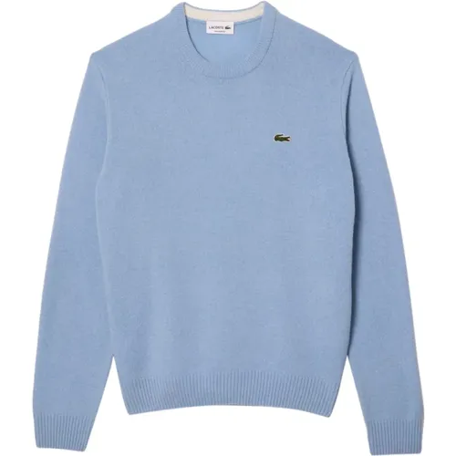 Hellblaue Sweaters für Männer , Herren, Größe: S - Lacoste - Modalova