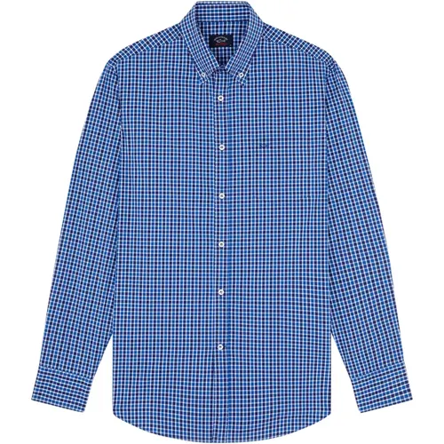 Checkered Shirt , male, Sizes: XL, 3XL - PAUL & SHARK - Modalova