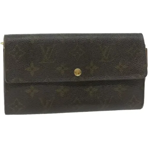 Pre-owned Canvas wallets , female, Sizes: ONE SIZE - Louis Vuitton Vintage - Modalova