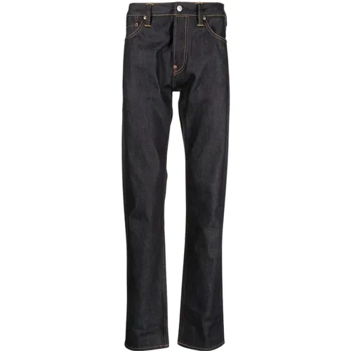 Straight leg denim jeans , male, Sizes: W33 - Evisu - Modalova