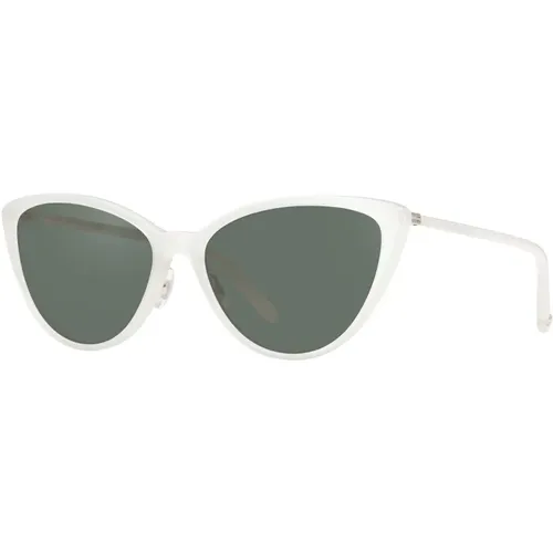 Mildred SUN Sunglasses in Horchata Silver , female, Sizes: 55 MM - Garrett Leight - Modalova