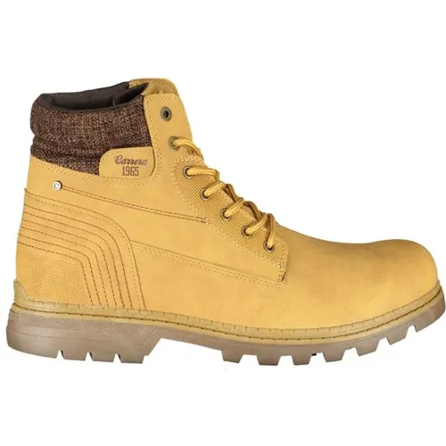 Lace-Up Boots with Contrast Detail , male, Sizes: 10 UK, 8 UK, 12 UK, 6 UK, 11 UK, 9 UK, 7 UK - Carrera - Modalova