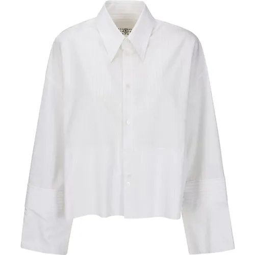 Long-Sleeved Shirt , female, Sizes: 2XS, S, XS - MM6 Maison Margiela - Modalova