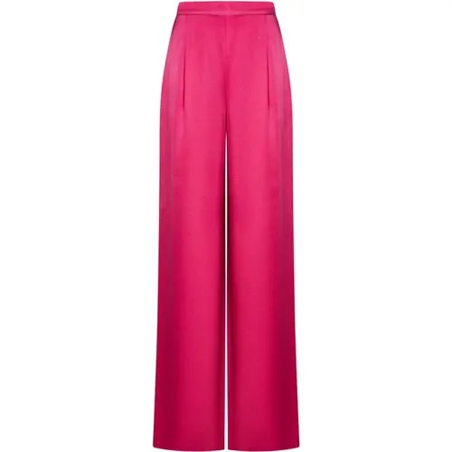 Women's Clothing Trousers Fuchsia Ss24 , female, Sizes: S, M - Max Mara - Modalova