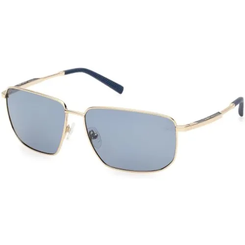 Polarisierte Rechteckige Sonnenbrille Gold - Timberland - Modalova