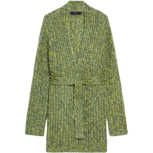 Oversized Strickjacke mit V-Ausschnitt , Damen, Größe: L - Max Mara Weekend - Modalova