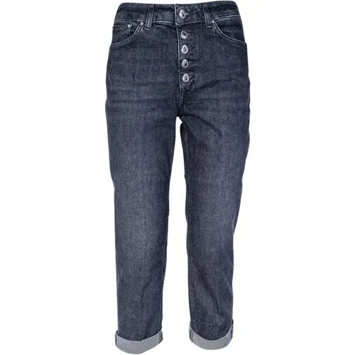 Lockere Damenjeans mit Schmuckknopf-Detail - Dondup - Modalova