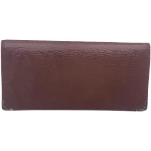 Pre-owned Leather wallets , female, Sizes: ONE SIZE - Cartier Vintage - Modalova