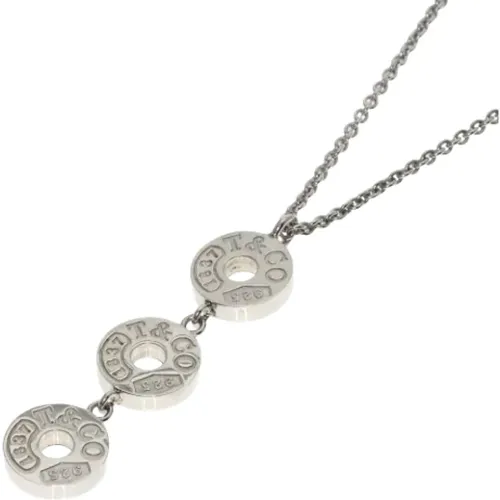 Pre-owned Silver necklaces , female, Sizes: ONE SIZE - Tiffany & Co. Pre-owned - Modalova