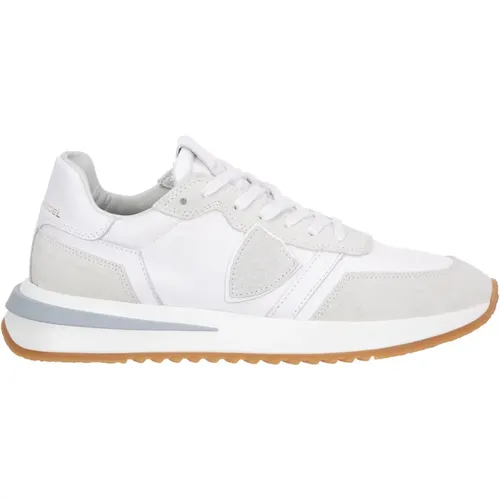 Weiße Tropez 2.1 Low Top Sneakers , Damen, Größe: 35 EU - Philippe Model - Modalova