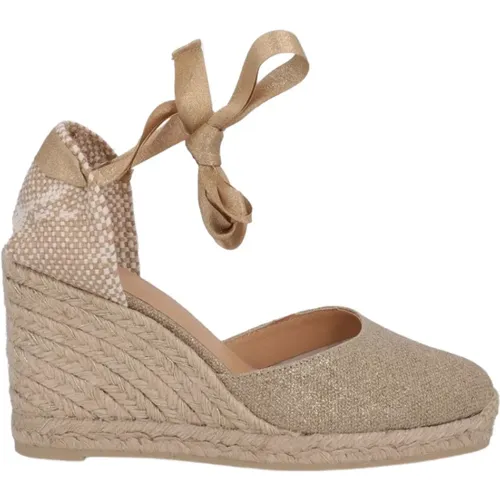 Stilvolle Espadrilles mit Absatz , Damen, Größe: 36 EU - Castañer - Modalova