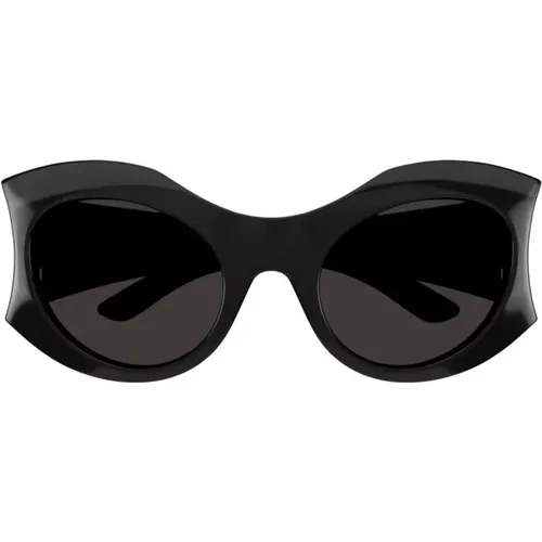 Damen-Sonnenbrille mit Acetatrahmen , Damen, Größe: 56 MM - Balenciaga - Modalova